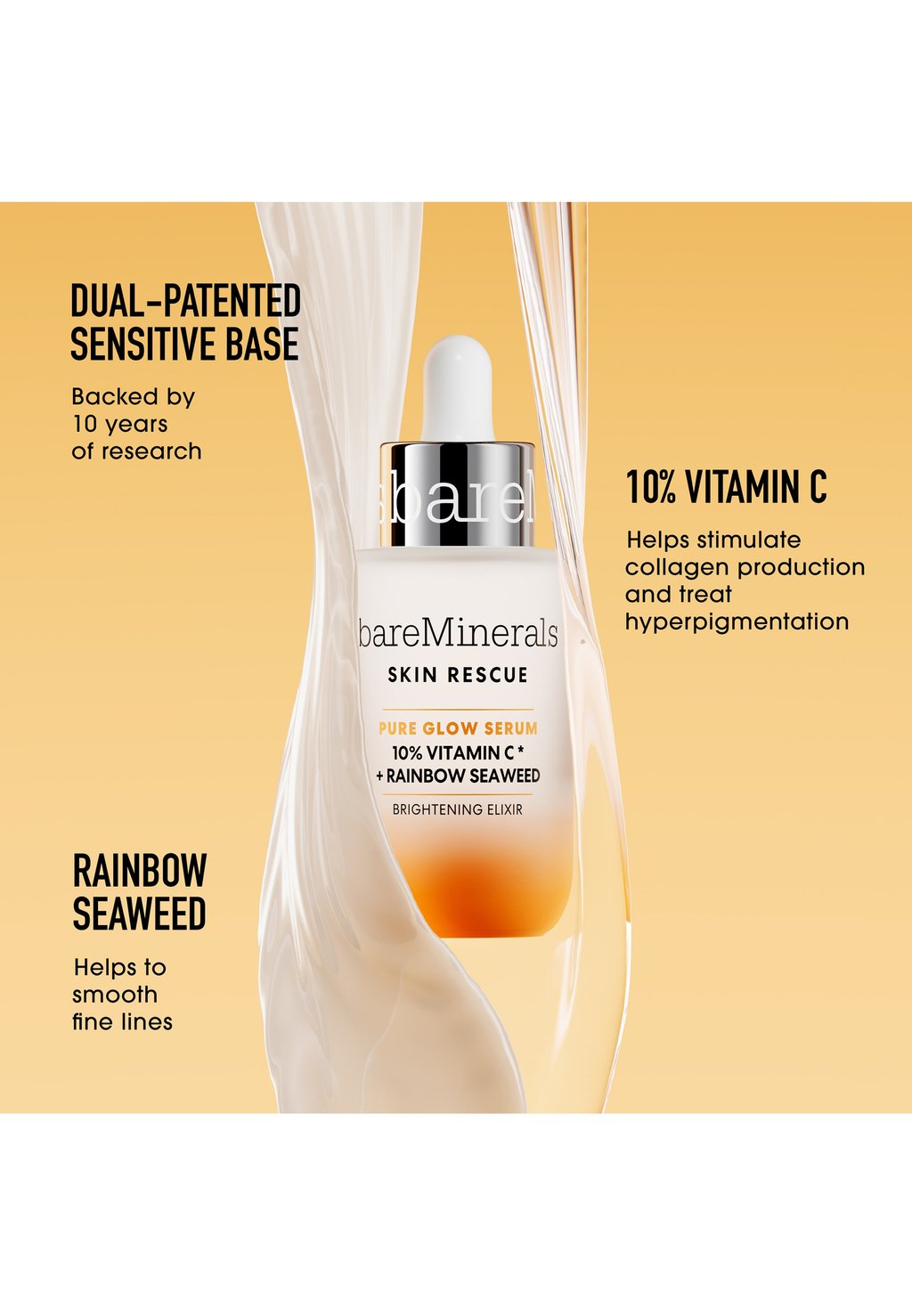 

Сыворотка SKIN RESCUE PURE GLOW SERUM bareMinerals