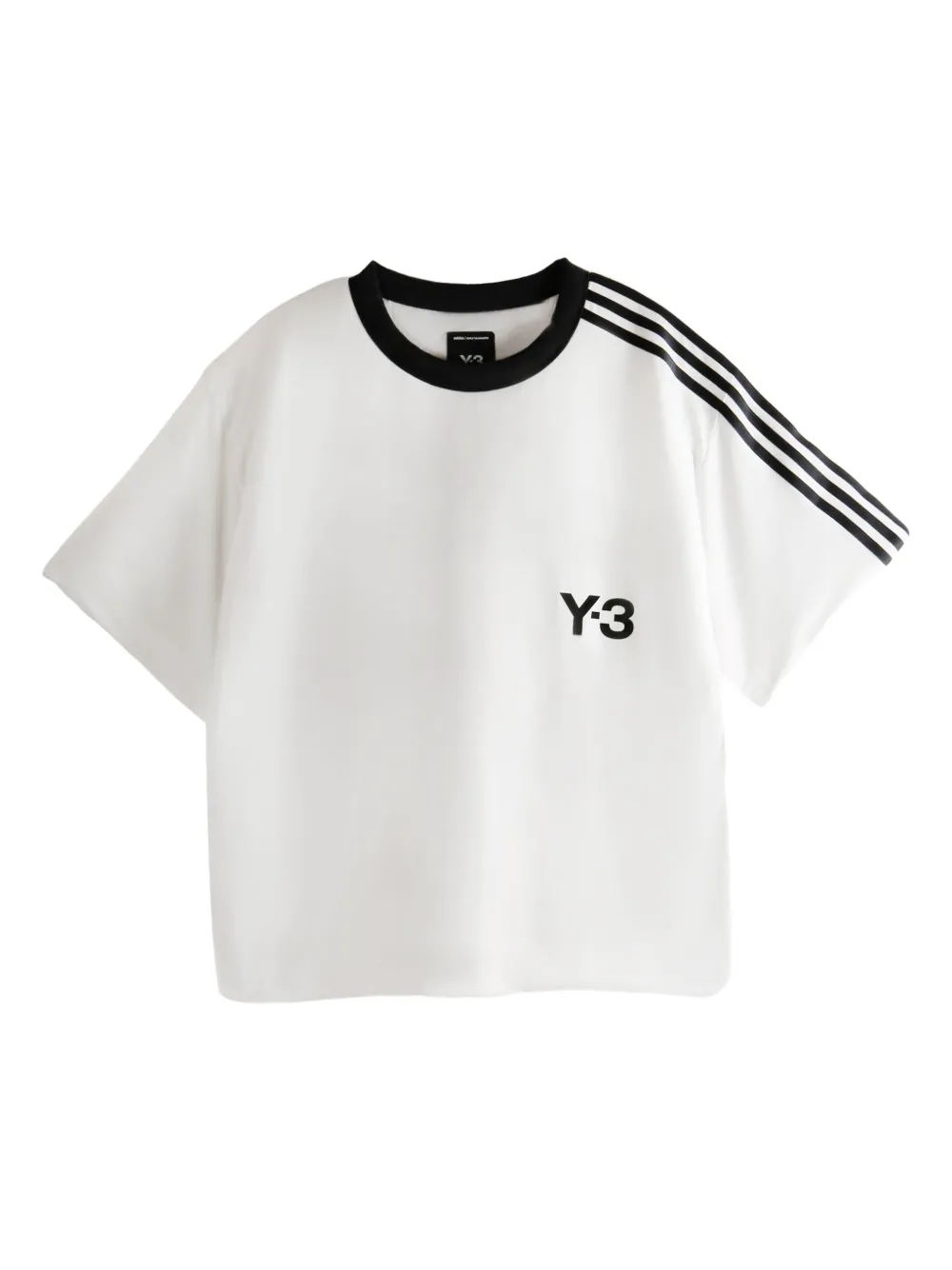 

Футболка с подплечниками Y-3, белый