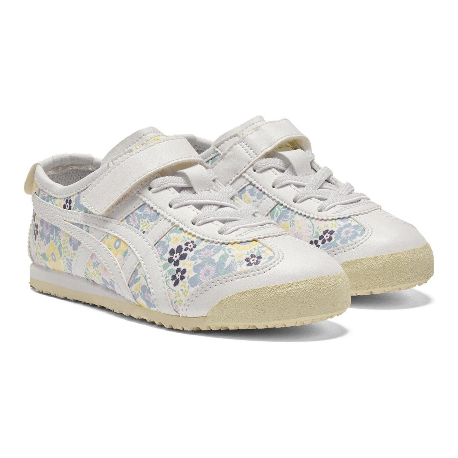 Кроссовки Onitsuka Tiger MEXICO 66 Kids Lifestyle Shoes Kids Low-top White/Blue, белый/синий — фото 2