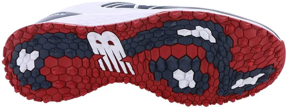 Мужские гольф-кроссовки New Balance Fresh Foam Contend, темно-синий/красный — фото 4