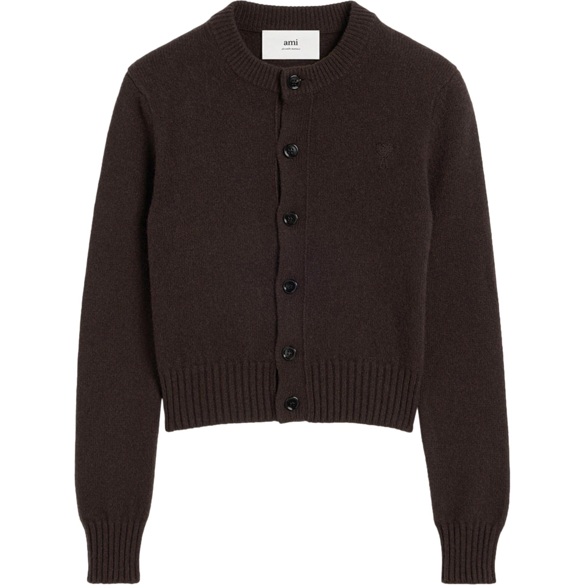 

Кардиган Ami De Coeur из смесового кашемира AMIPARIS, Coffee