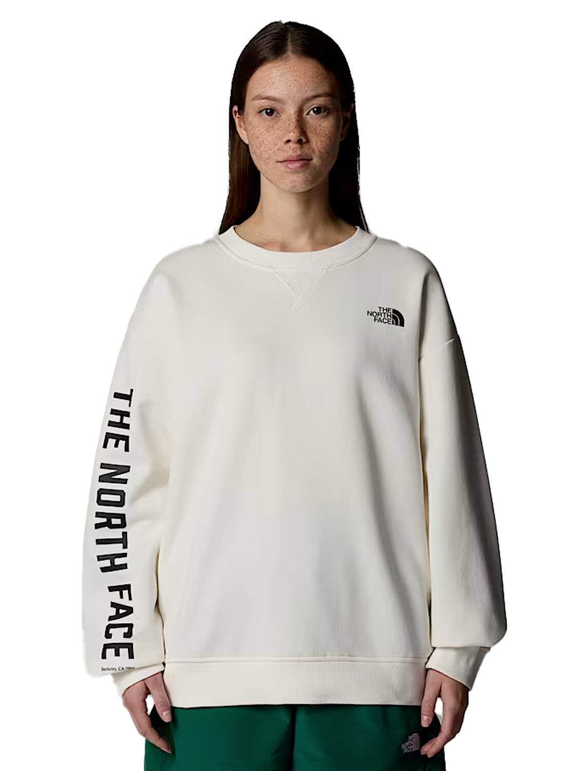 

Толстовка felpa varsity con grafica The North Face, белый