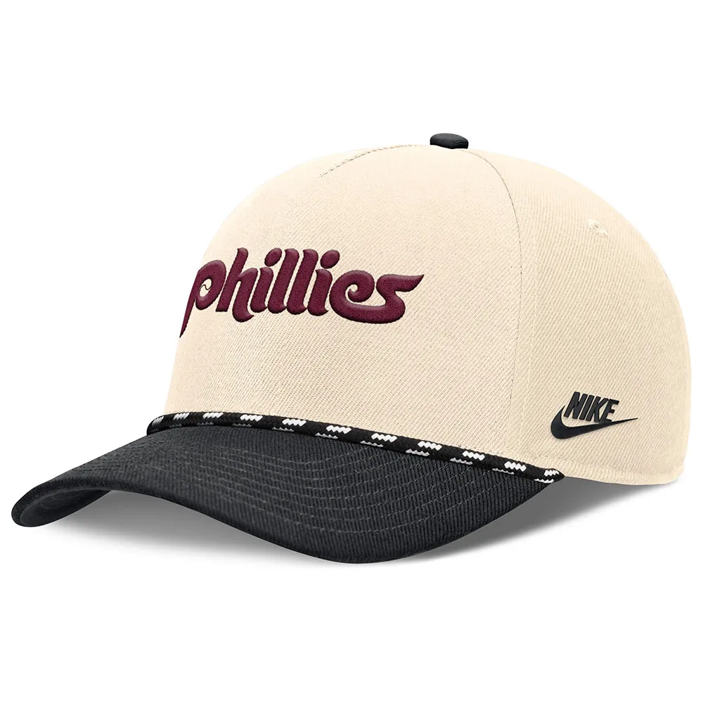 

Бейсболка Nike MLB Rise Structured Philadelphia Phillies, бежевый