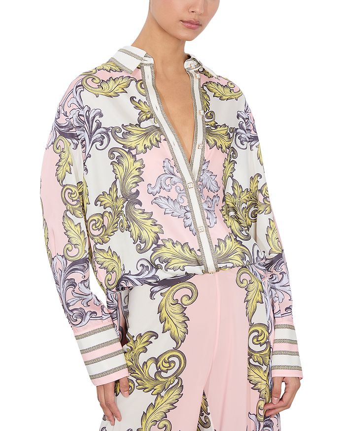 

Рубашка оверсайз с пуговицами Lane Alice and Olivia, мультиколор