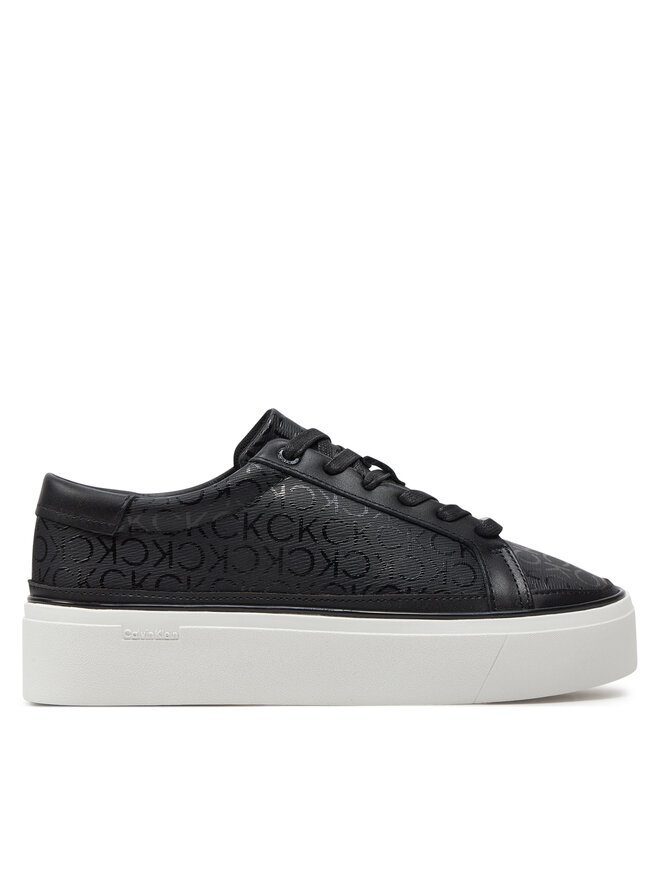 

Кроссовки Flatform Cup Lace Up Epi Mono Calvin Klein, черный