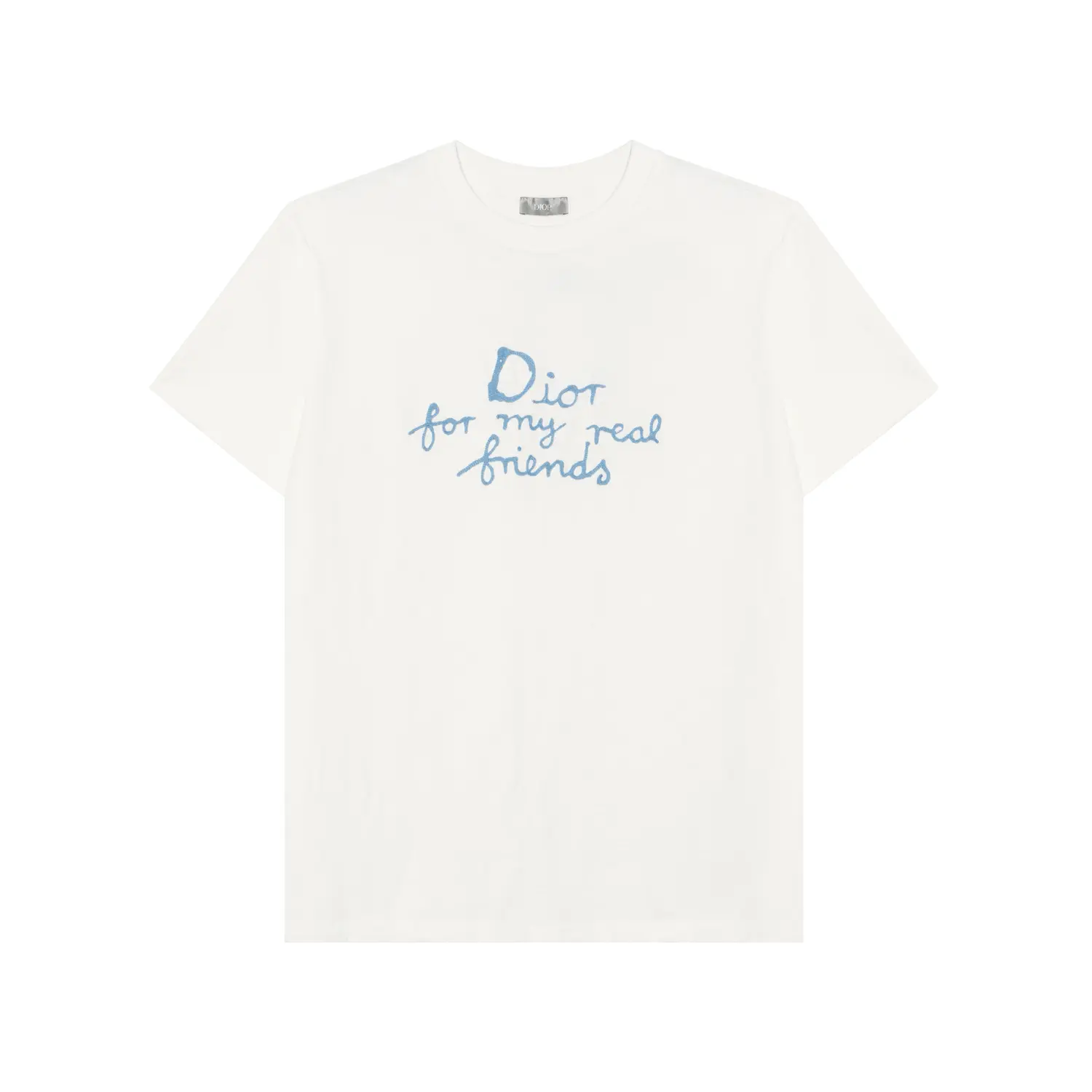 

DIOR Футболка мужская белая, Белый, DIOR Футболка мужская белая