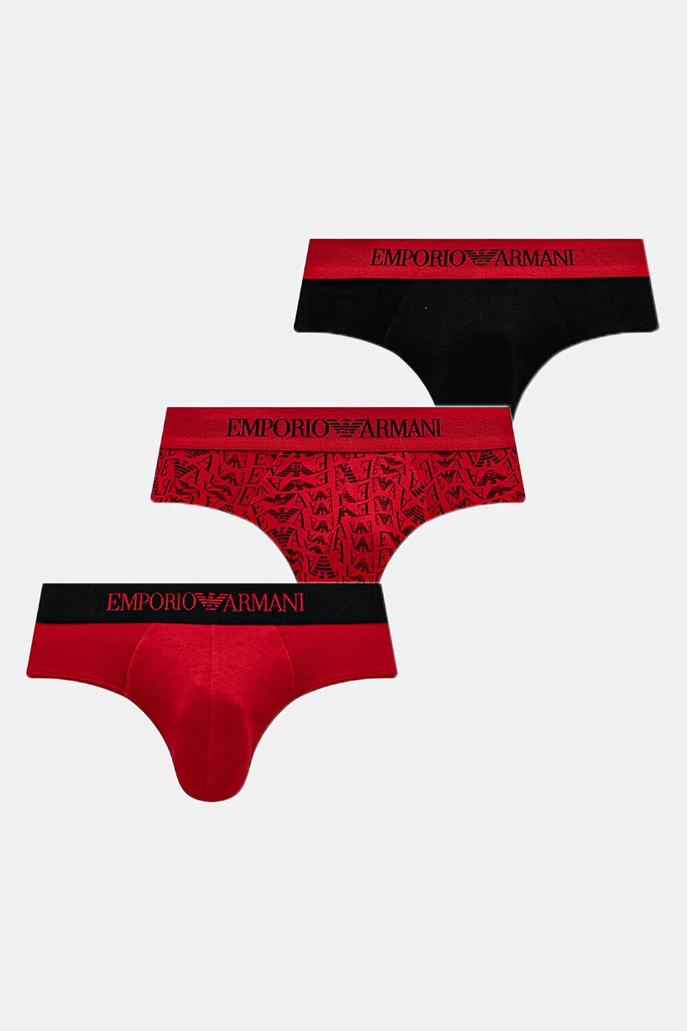 

Хлопковые трусы Emporio Armani Underwear, красный