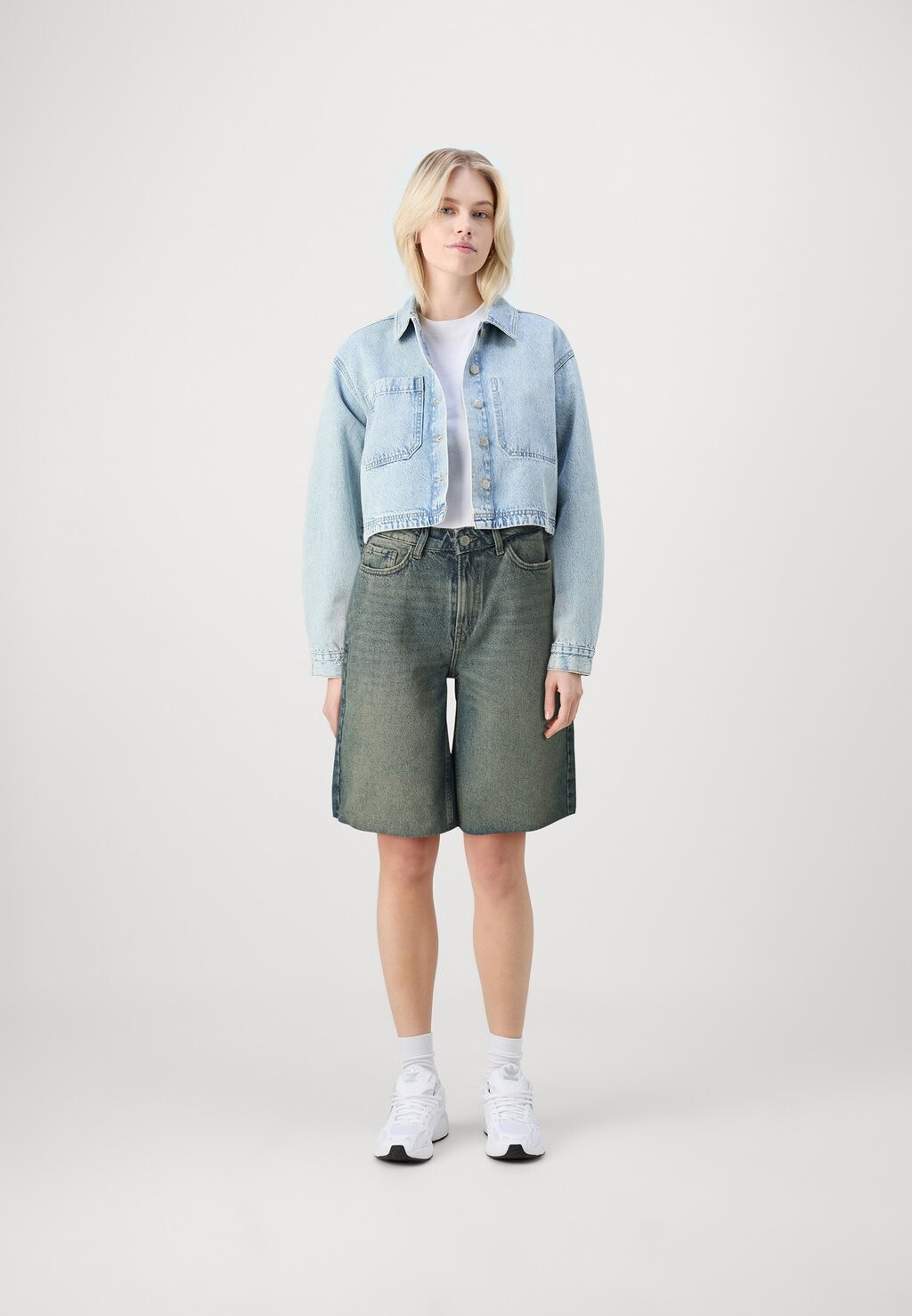 

Джинсовые шорты ONLCARO LONG ONLY, цвет Medium Blue Denim