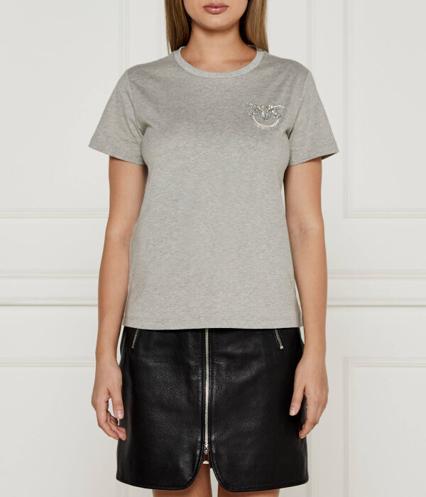 

Футболка черного цвета Relaxed fit Pinko, серый