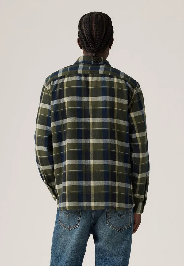 Рабочая рубашка джексона Levi'S, Medina Plaid Deep Depths Flannel — фото 3