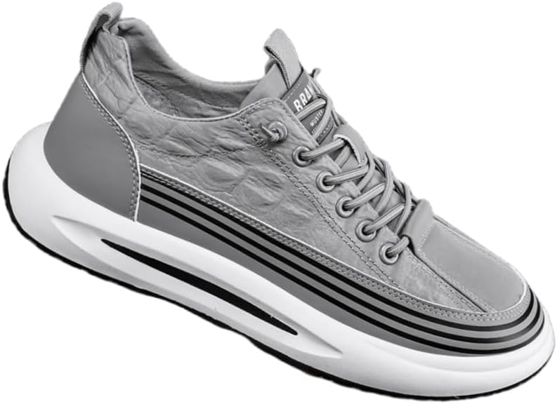 

Мужские удобные и дышащие повседневные спортивные кроссовки - противоскользящие и долговечные, легкие, подходящие для улицы и повседневного использования Fmshi, серый