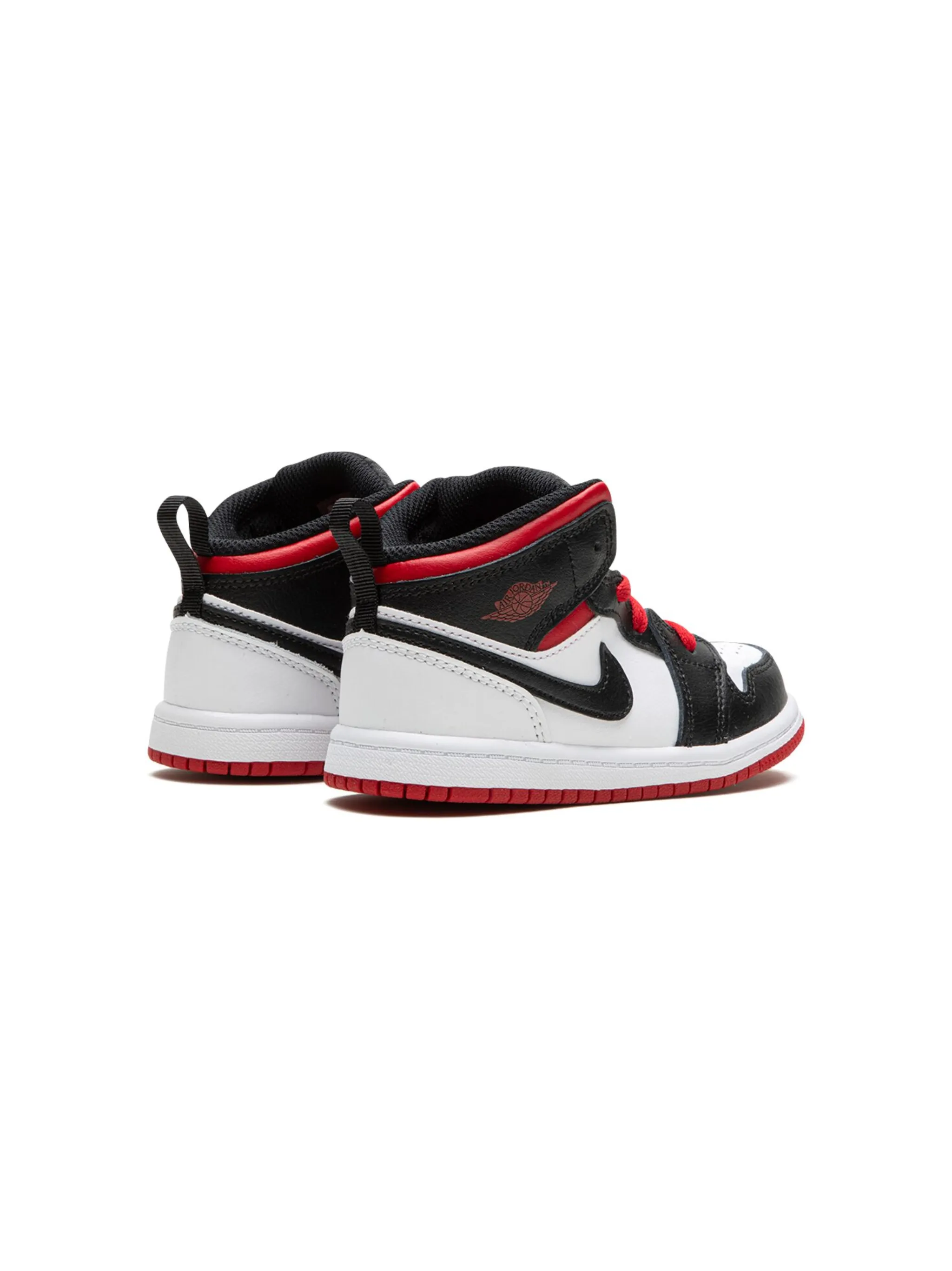Кроссовки Air Jordan 1 Mid White/Gym Jordan Kids, белый — фото 4