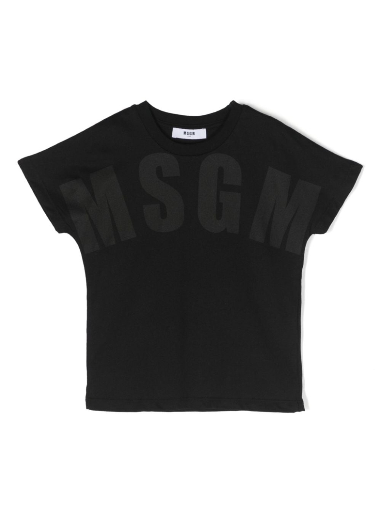 

MSGM Kids футболка с логотипом, черный