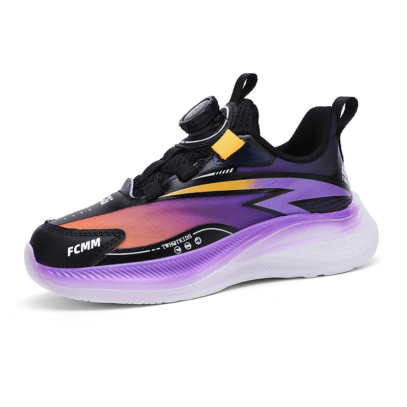 

Кроссовки с низким верхом и противоскользящим покрытием для детей FCMM, черный/фиолетовый