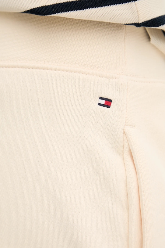 Хлопковые шорты Tommy Hilfiger, бежевый — фото 4