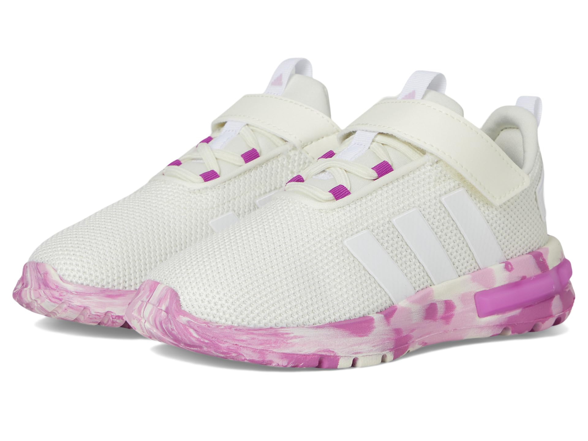 

Кроссовки adidas Kids Racer TR23 Sportswear Shoes, цвет Ivory/White/Flash Pink
