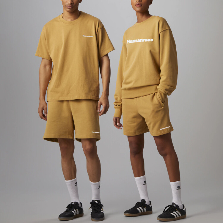 Базовые шорты Adidas X Pharrell Williams Humanrace «Золотисто-бежевый» Adidas Originals, цвет Gold — фото 3