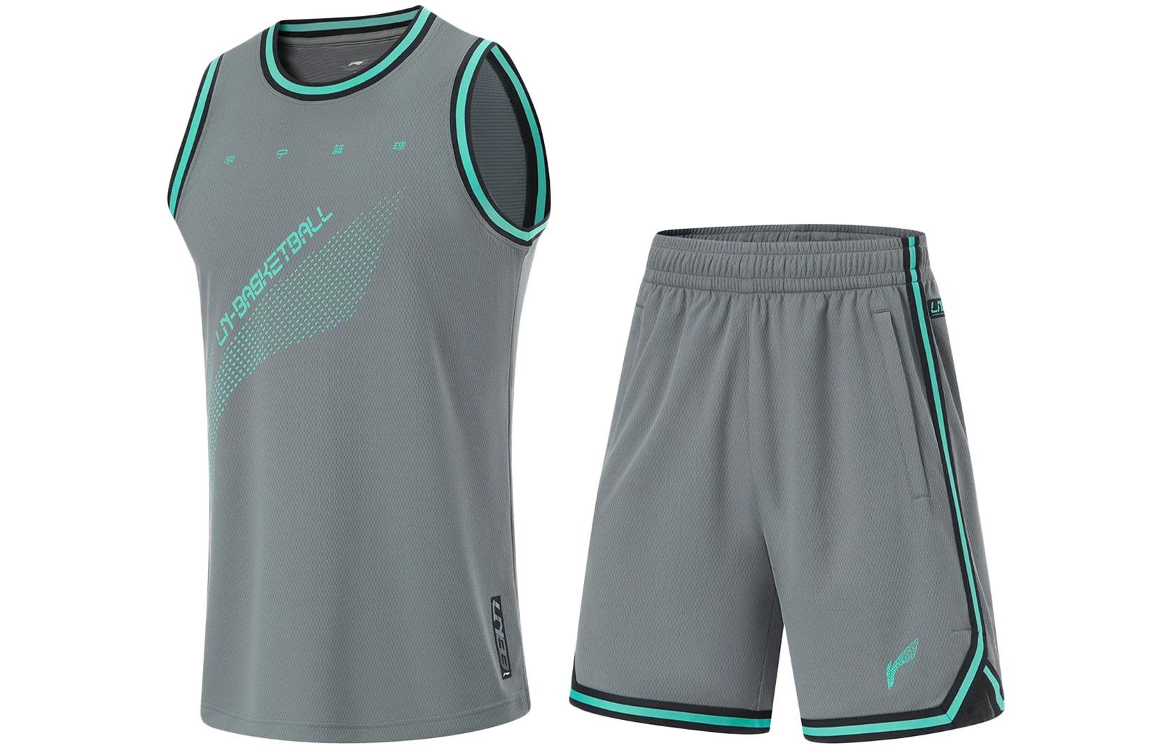 

Коллекция CBA профессиональная баскетбольная форма для мужчин Shadow LINING, серый