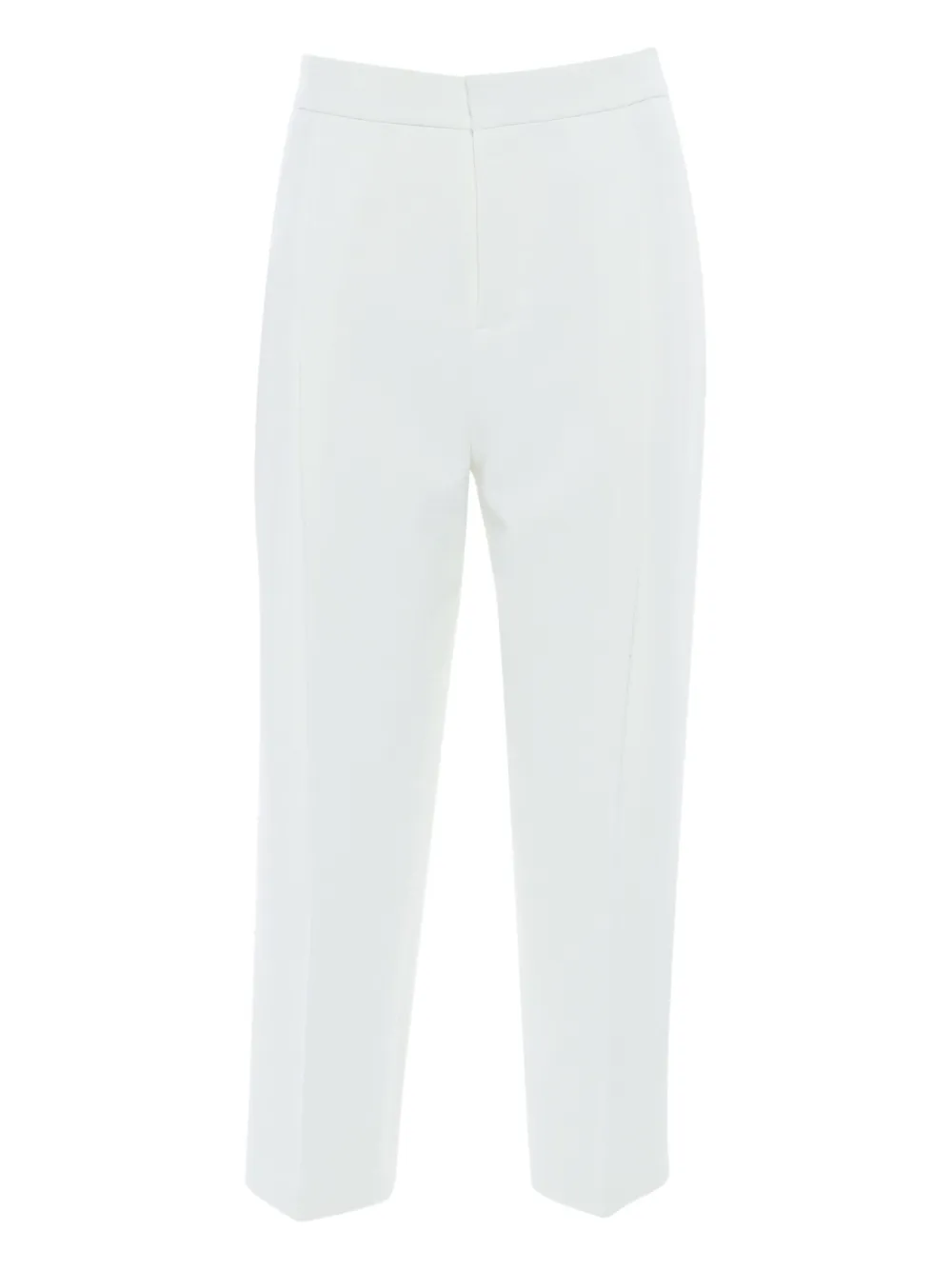 

Брюки строгого кроя со складками Elisabetta Franchi, белый