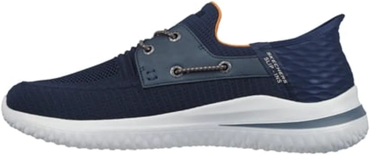 Мужские кроссовки Skechers Streetwear Delson 3.0 - Roth с низким профилем и шнурками-бинджи — фото 2
