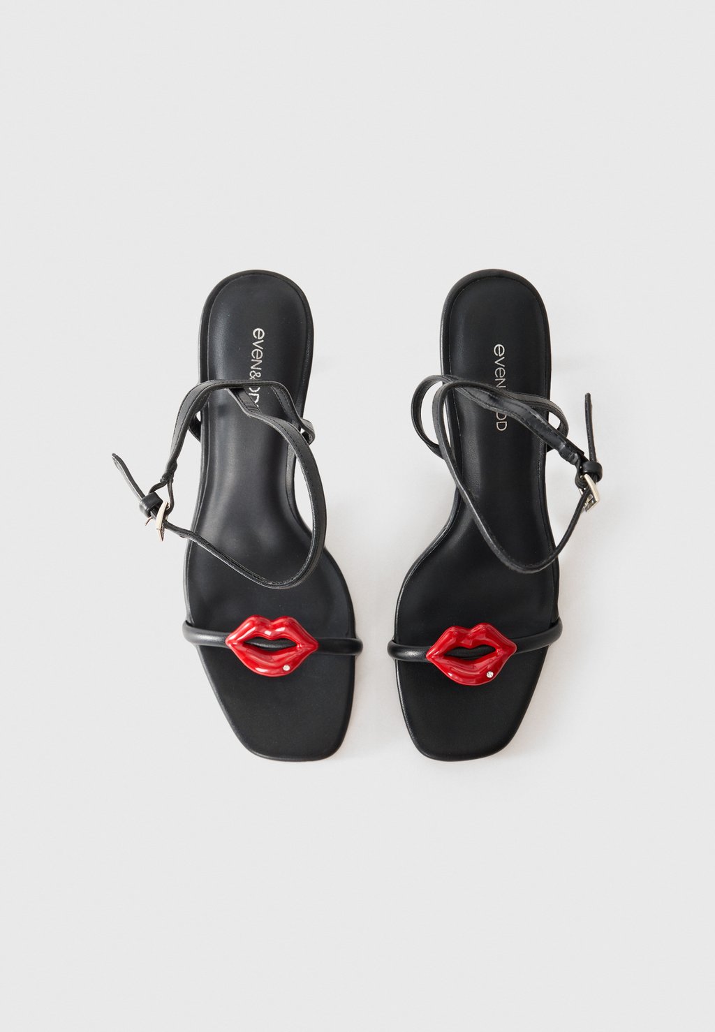 Босоножки на высоком каблуке Even&Odd by Zalando, черный — фото 4