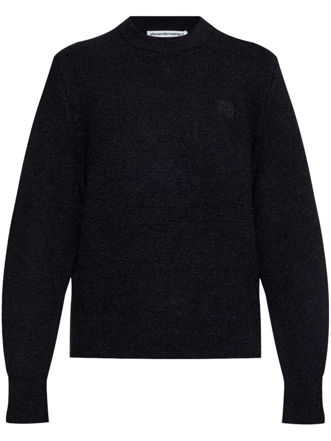 

Джемпер с текстурированной отделкой Alexander Wang, черный