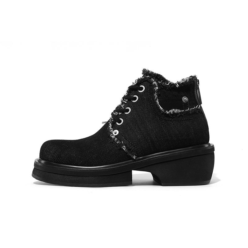 

Мужские повседневные ботинки Unisex Black Kami Anger