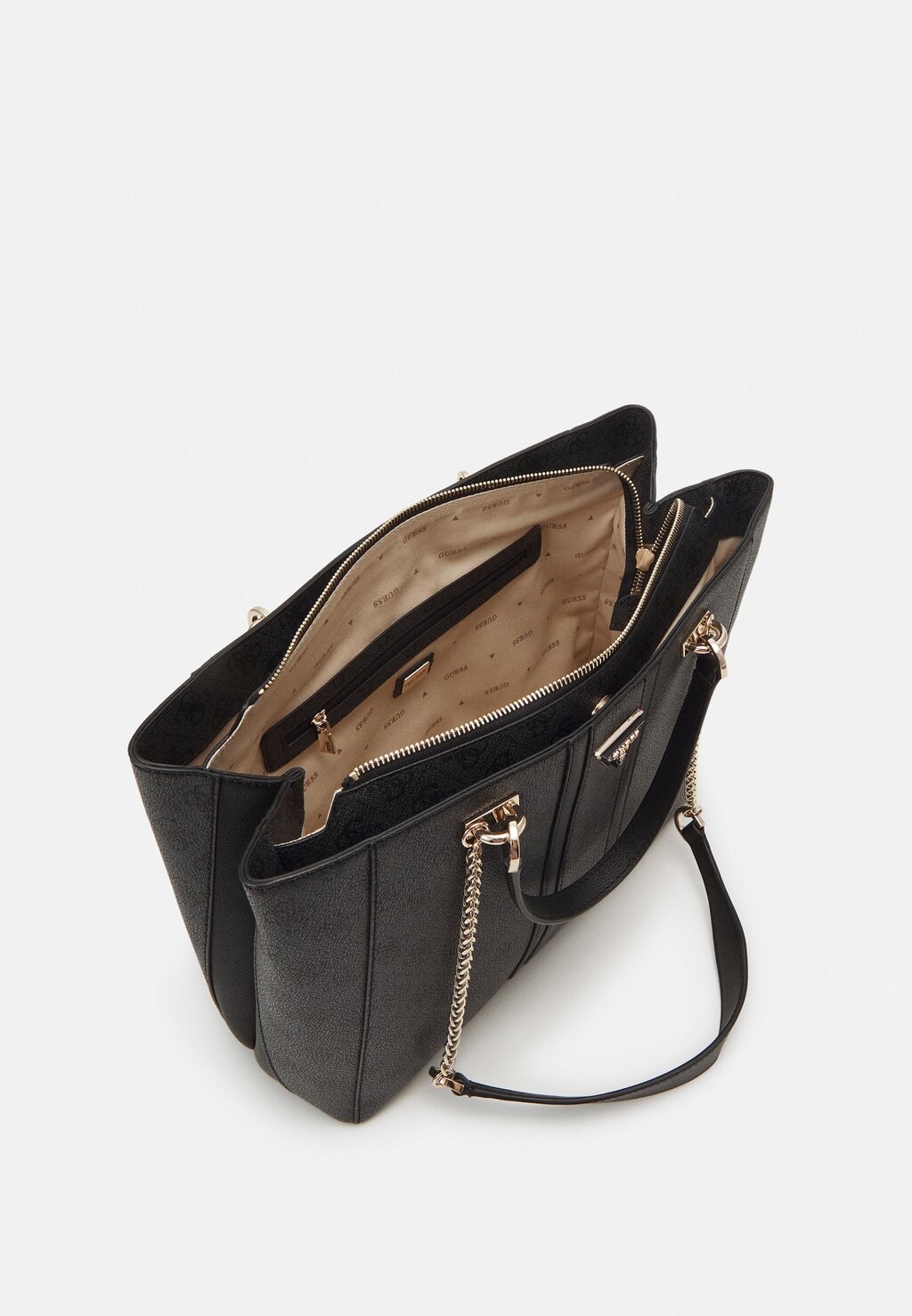 

Сумочка Noreen Girlfriend Carryall Guess, угольный логотип