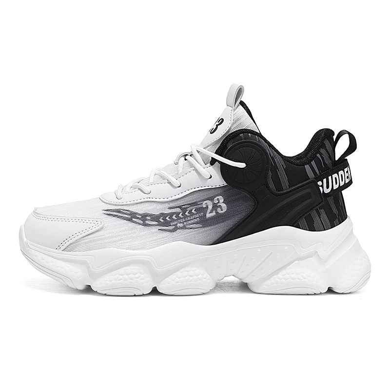 

MEKY Скользоустойчивые износостойкие легкие высокие повседневные беговые кроссовки мужские белые, цвет White