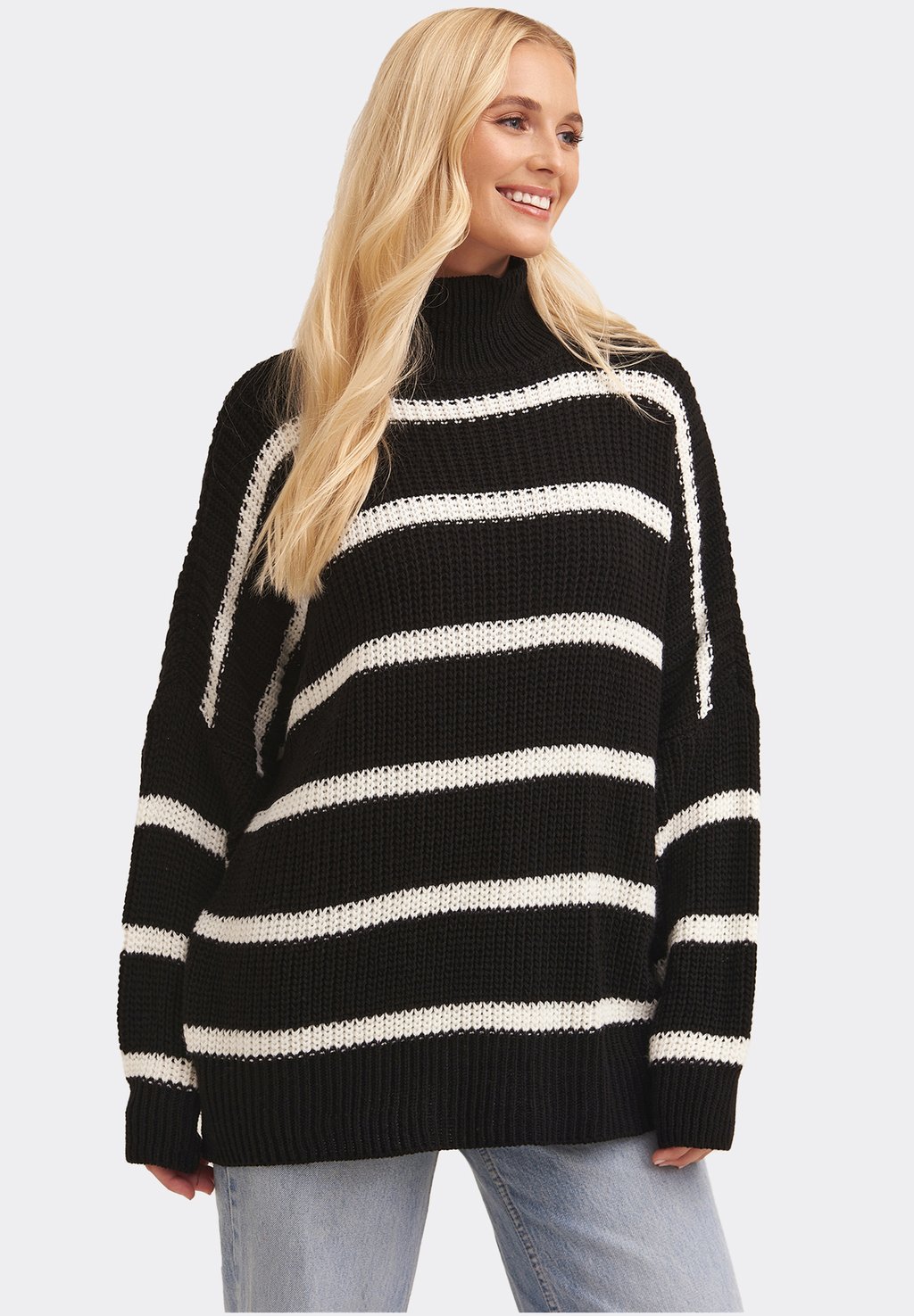 

Джемпер CHUNKY HIGHNECK GINI LONDON, черный