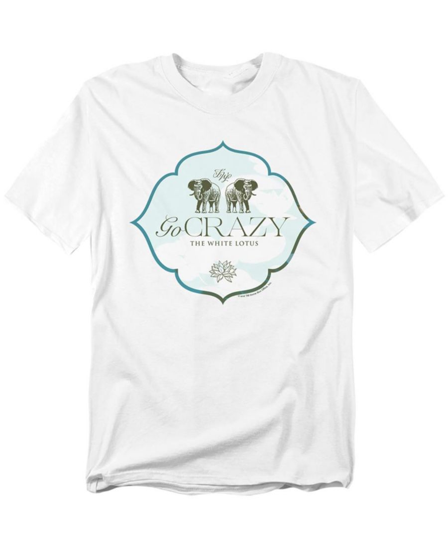 

Футболка White Lotus большого размера "White Lotus Go Crazy" Logovision, White, Белый, Футболка White Lotus большого размера "White Lotus Go Crazy" Logovision, White