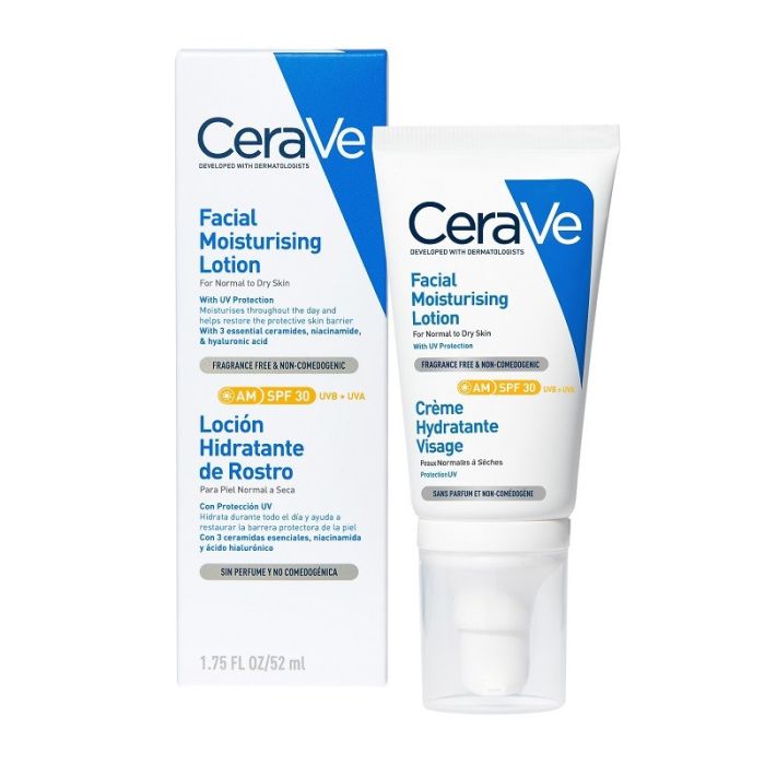 

Набор косметики Loción Hidratante Rostro SPF30+ Cerave, 52 ml