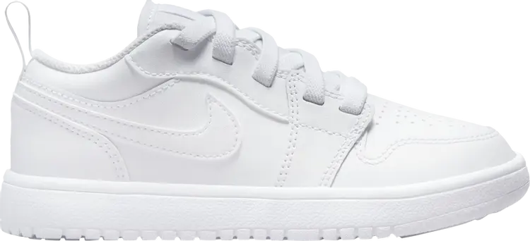 

Кроссовки Air Jordan 1 Low ALT PS 'Triple White' 2023, белый