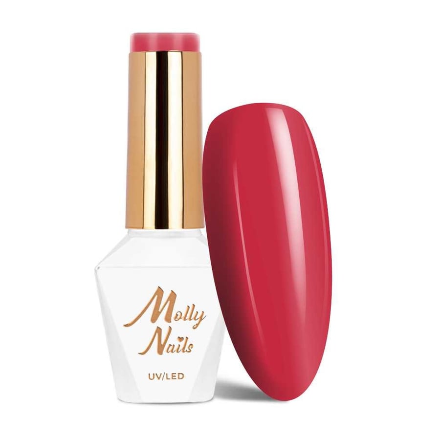 

Molly Nails Flamingo Strawberry HEMA/Di-HEMA Free 8 г гибридный лак № 147