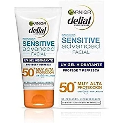 

Солнцезащитный крем для лица Delial Sensitive Advanced Spf 50+ 50 мл, Garnier