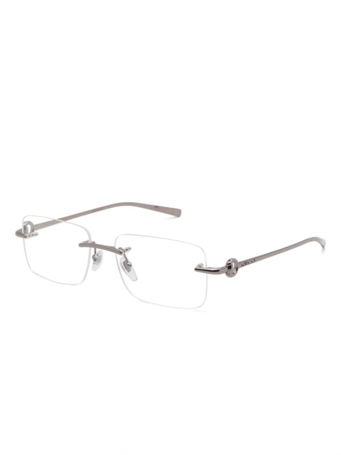 

Gucci Eyewear очки с логотипом, серебряный
