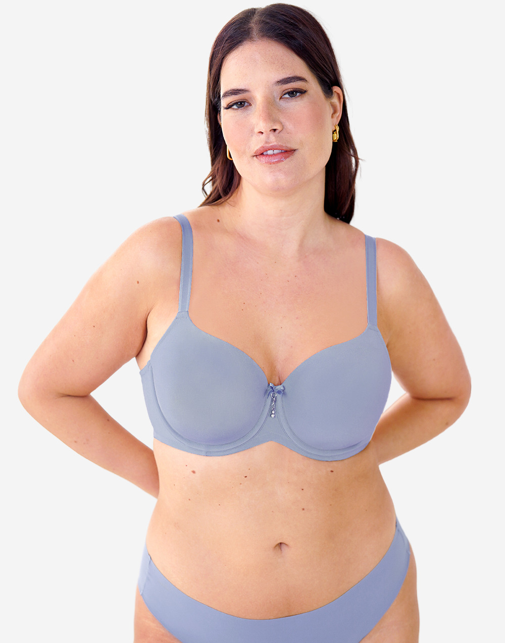 

Бюстгальтер с косточками SugarShape BH True, цвет blue grey