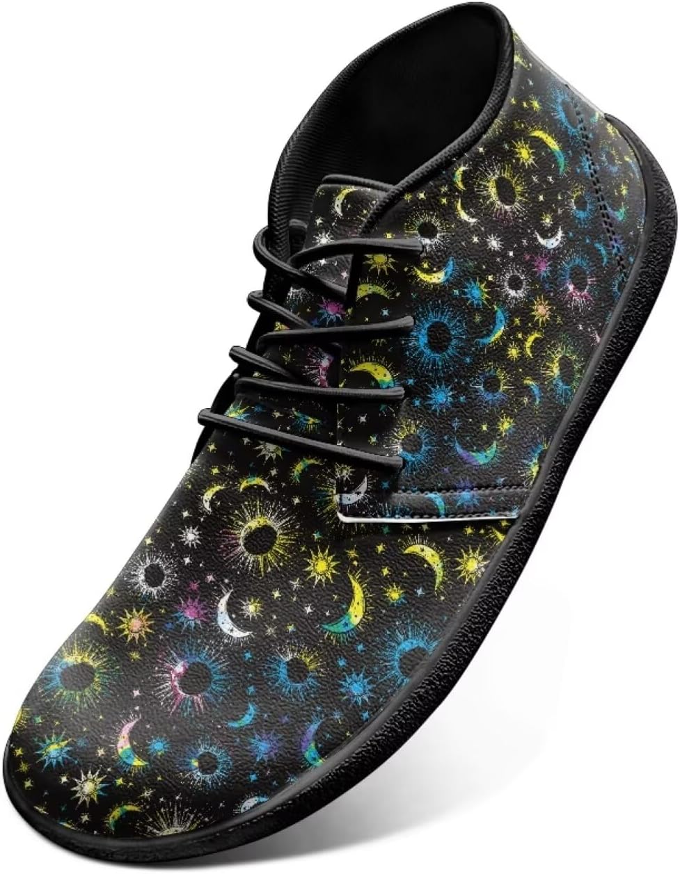 

Мужские минималистичные кроссовки Jeiento Galaxy с широким носком, босоножечного типа, повседневная модная обувь, Color Moon Star