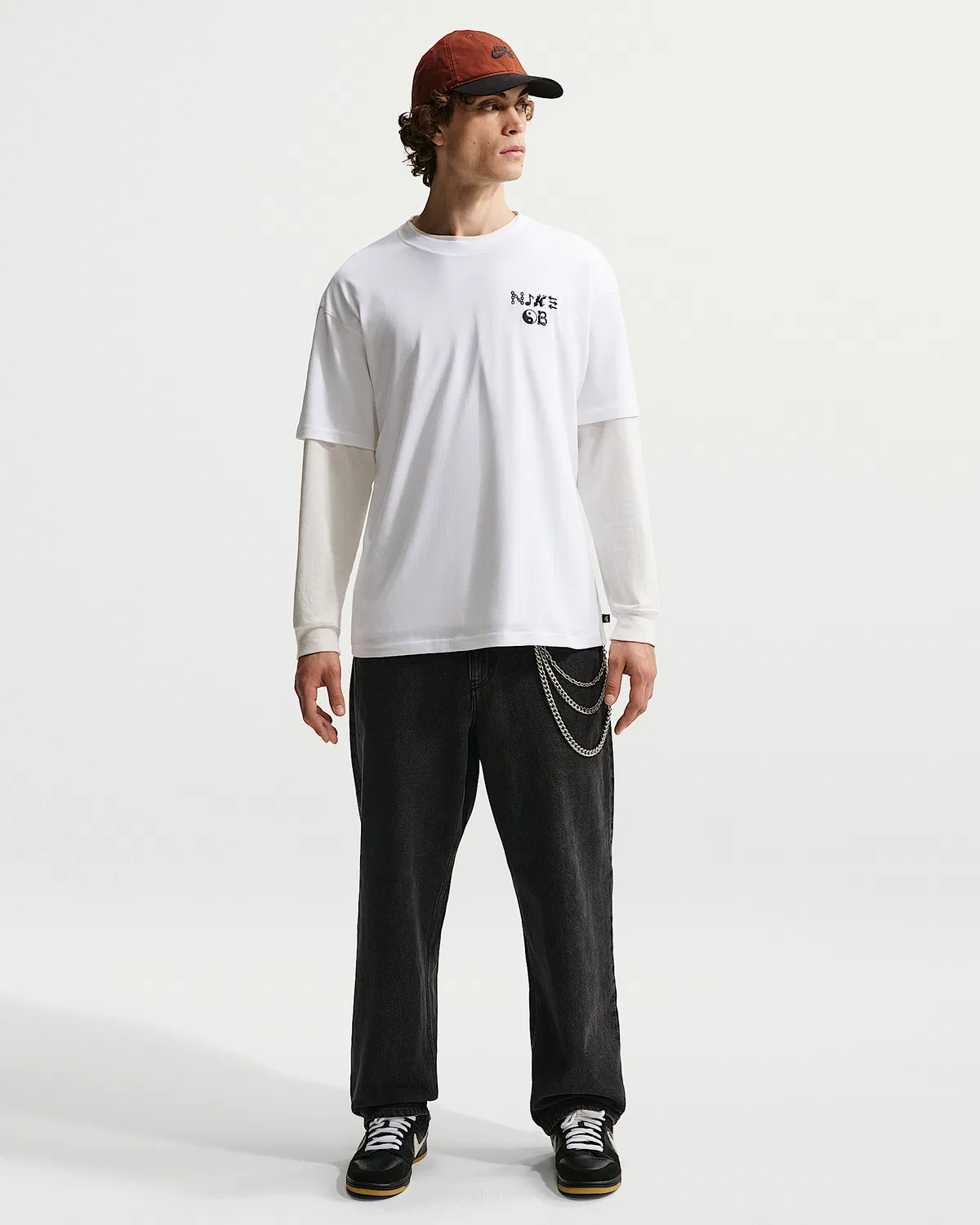 Футболка Nike SB Skate, White — фото 4