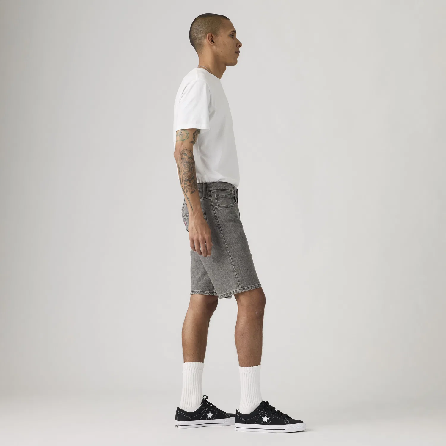 Мужские шорты Levi's, 405 Standard Fit, серый — фото 4