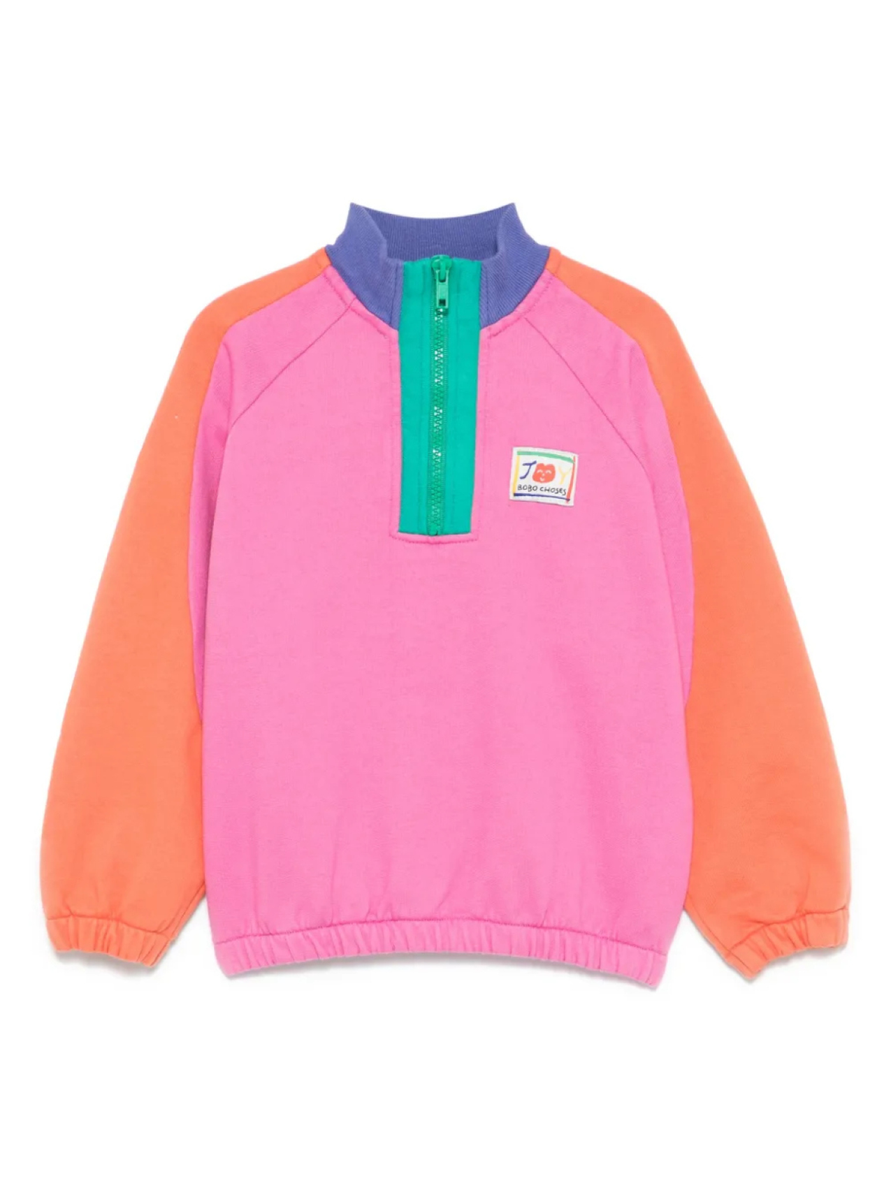 

Bobo Choses толстовка Smiling в стиле колор-блок, розовый