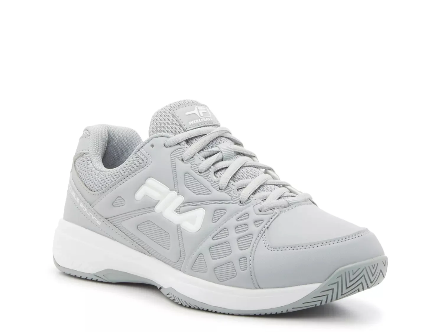 Кроссовки Fila Double Bounce 3 Pickleball — женские, серые/белые