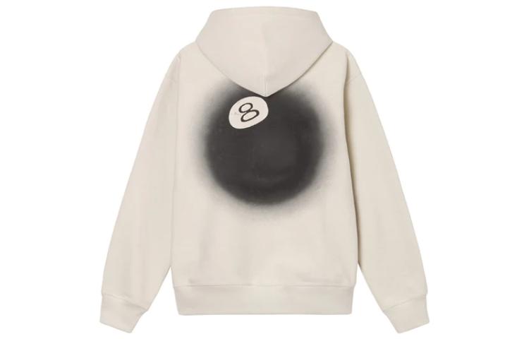 

8 Ball Fade Худи Stussy, Экрю