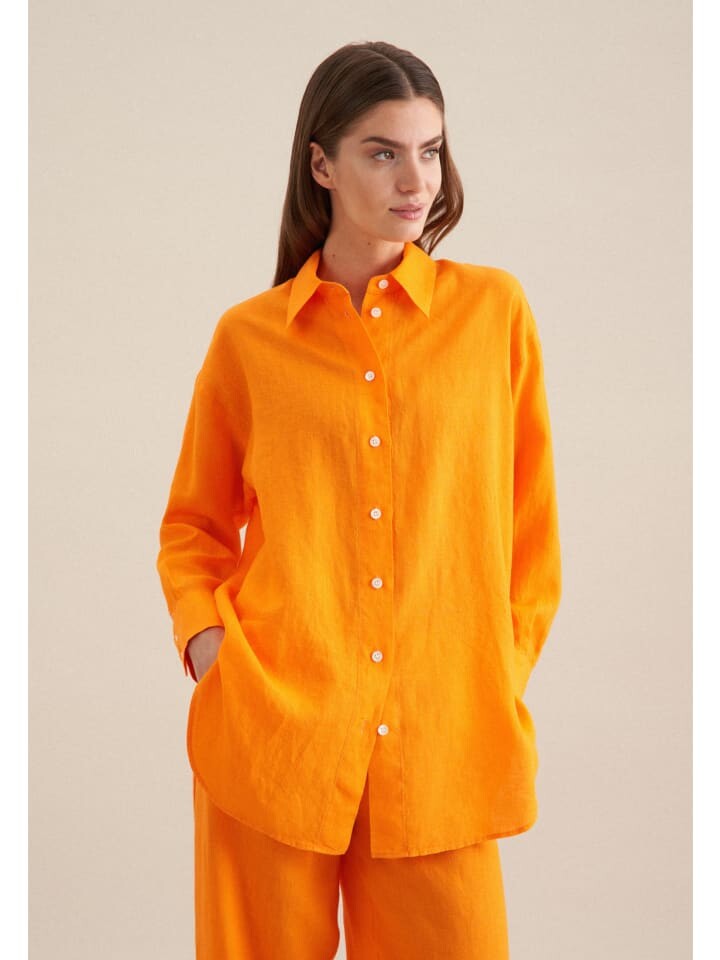 

Блуза Seidensticker Longbluse Oversized, оранжевый
