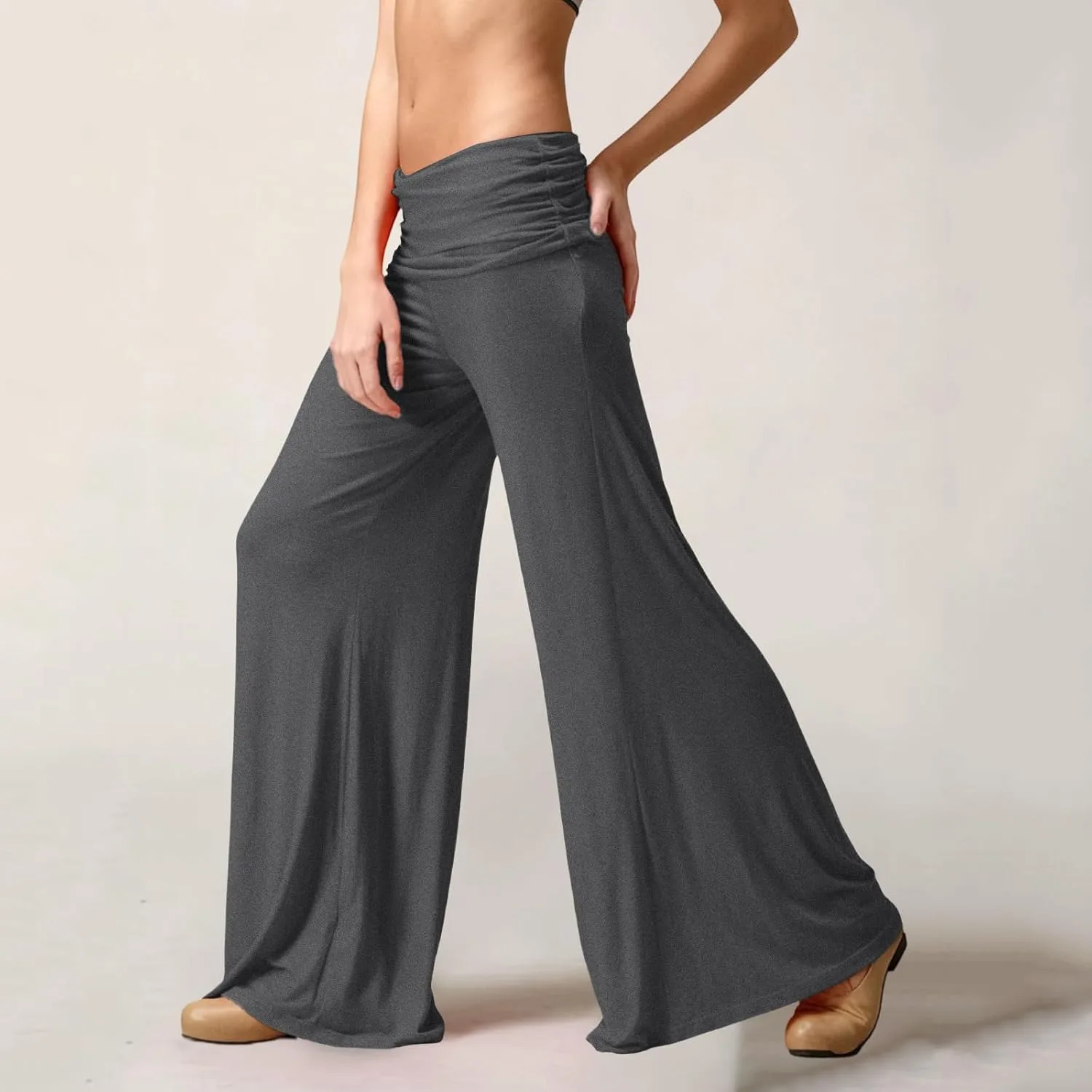 Coral Fold Over Yoga Pants для женщин — фото 2
