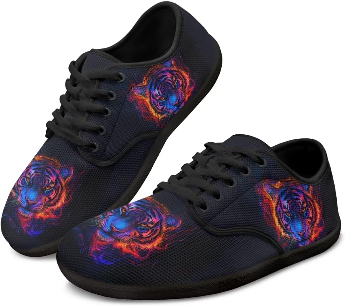 

Мужские минималистичные прогулочные кроссовки с широкой ноской, без перепада высоты, повседневные дышащие слипоны для тенниса Pointodoor, Tiger