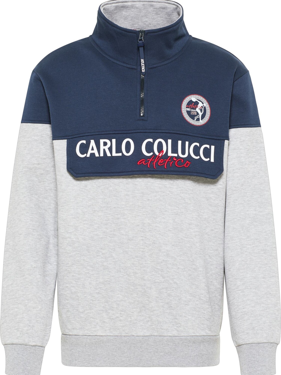

Толстовка Carlo Colucci Troyer De Pian, цвет Grau Meliert