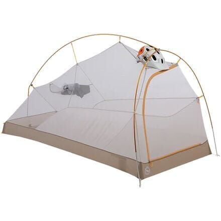 

Велосипедная палатка Fly Creek HV UL1: 1 человек, 3 сезона Big Agnes, желтый/серый