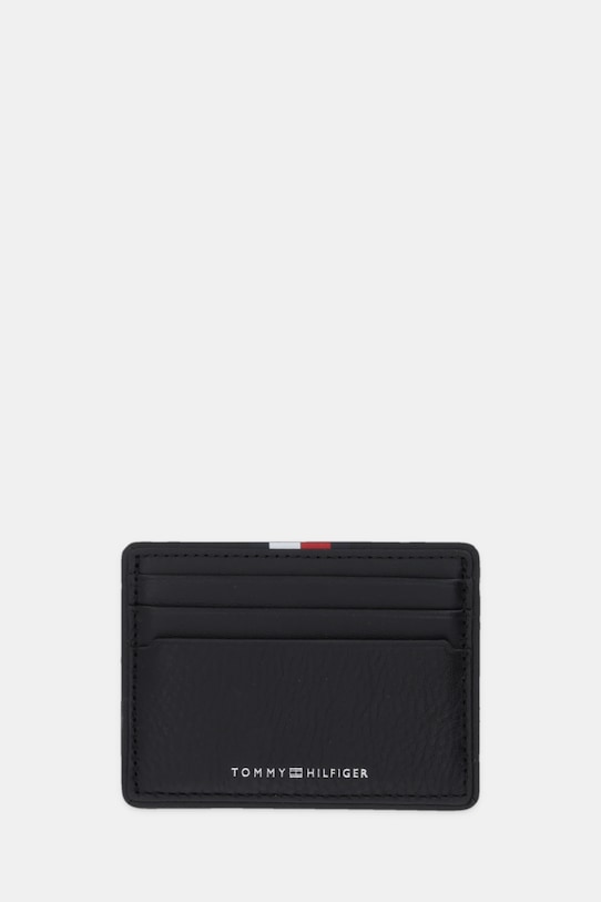 

Кожаный футляр для карт Tommy Hilfiger, черный