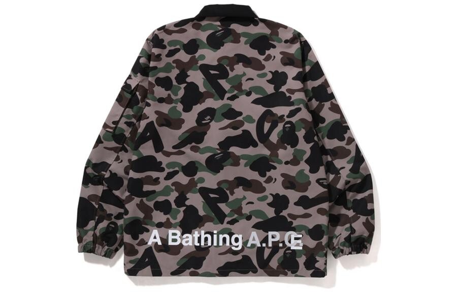 

Куртка Apc X Bape унисекс бежевая A Bathing Ape, цвет Apricot Cream